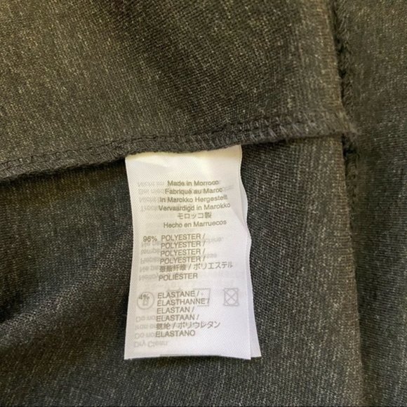 J. Crew Charcoal Mock-neck Ponte Shell XXL - Picture 6 of 8